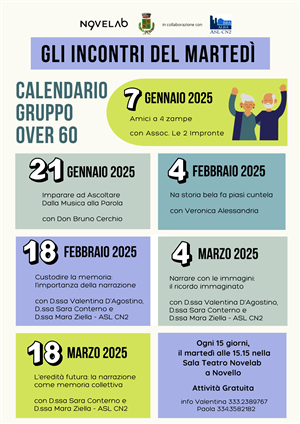 Gli incontri del martedì